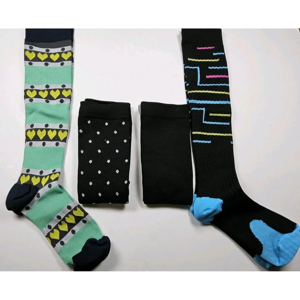 Unbranded Compression Lot Of 4 Pairs Socks Size S/M